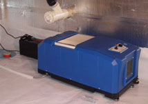 space crawl dehumidifier sanidry crawlspace moisture levels encapsulation install