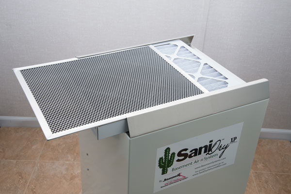 SaniDry XP™ Basement Dehumidifier & Air Filtration System